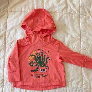 Patagonia Kids Coral capilene hoodie
